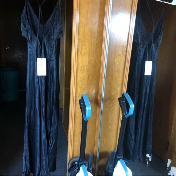 ZARA SATIN LINGERIE STYLE DRESS - Picture 6 of 14